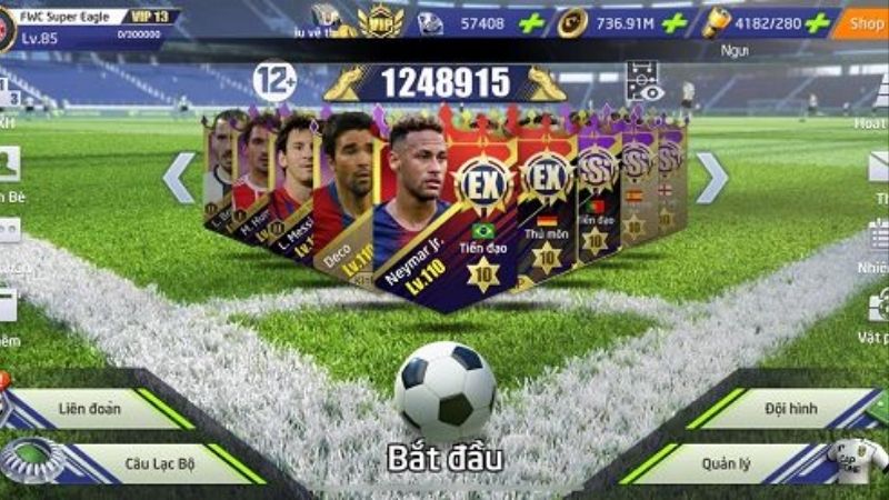 Đối tượng người chơi và thị trường game siêu sao bóng đá