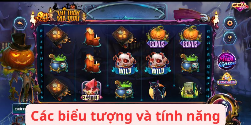 Các biểu tượng và tính năng