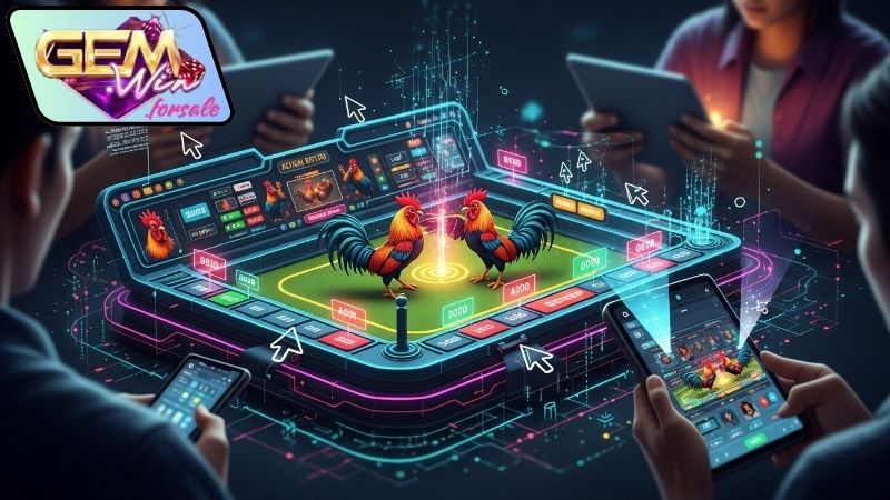 Hướng dẫn theo dõi đá gà bình luận viên Gemwin